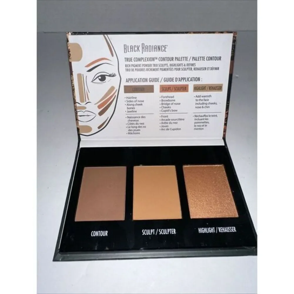 Black Radiance True Complexion Contour Palette Medium to Dark 0.38‎ Ounce